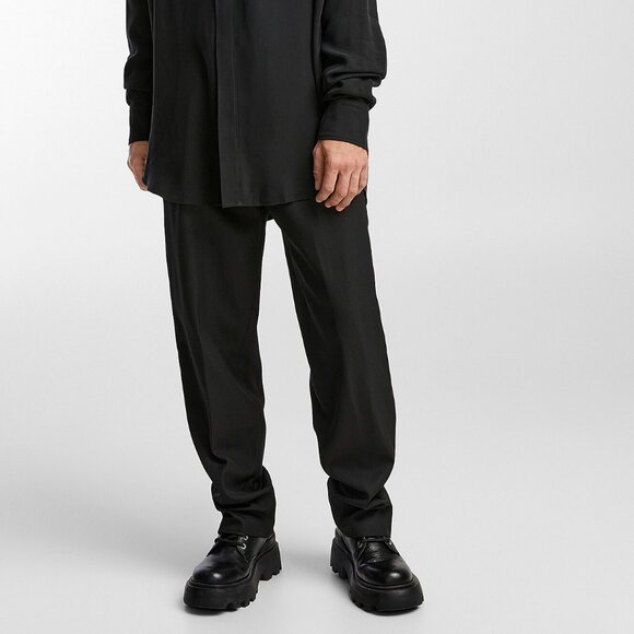 BNWT AW24 LOUIS GABRIEL NOUCHI PLEATED TUXEDO PANTS L - Picture 1 of 10